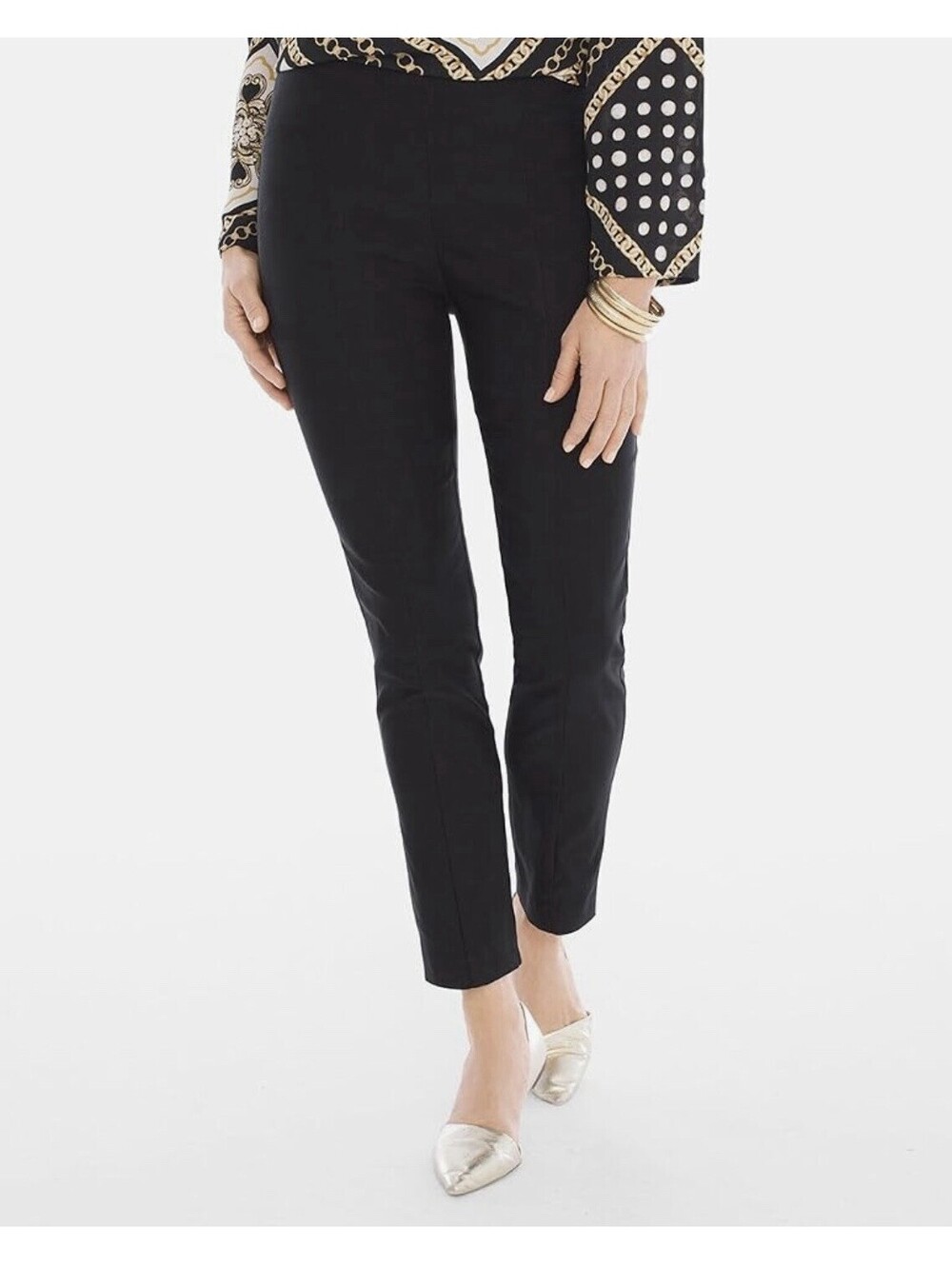 CHICO’S NWT Women’s Brigitte™ Slim Ankle Pants In Black-Size 3|US 16